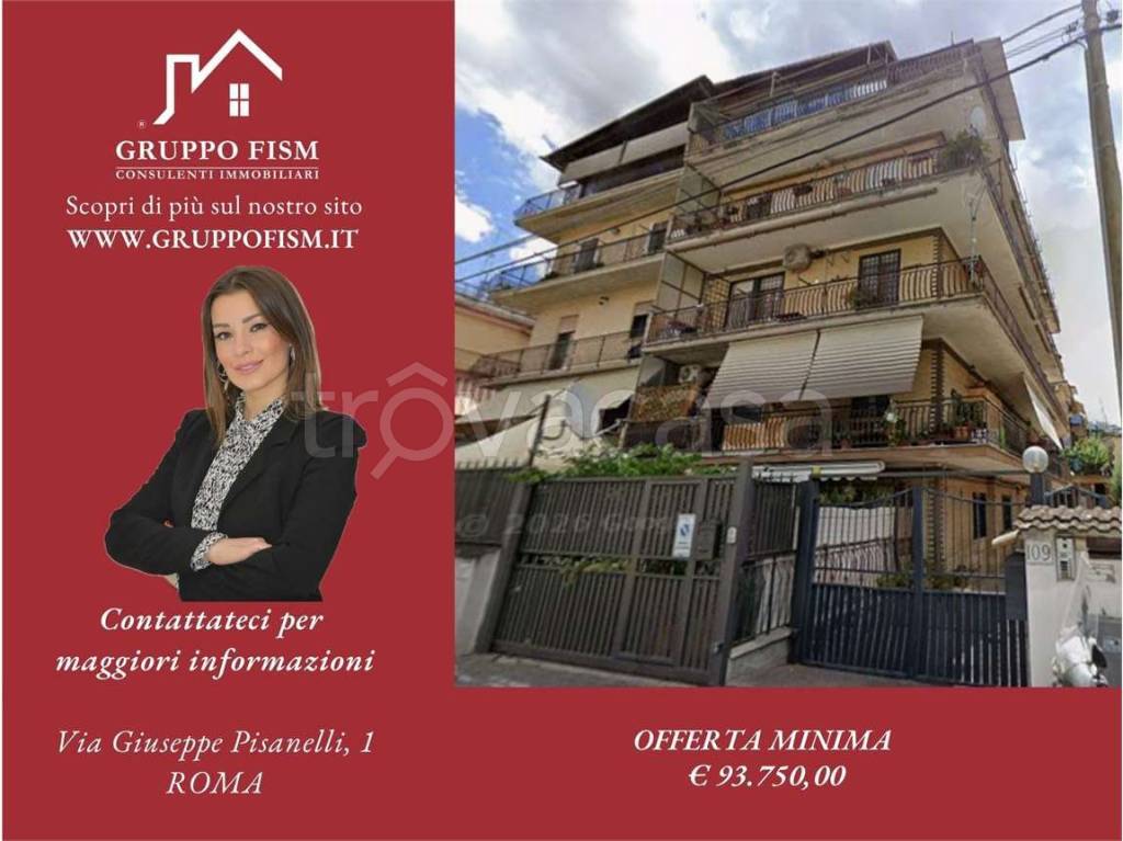 appartamento in vendita a Roma in zona Selva Candida