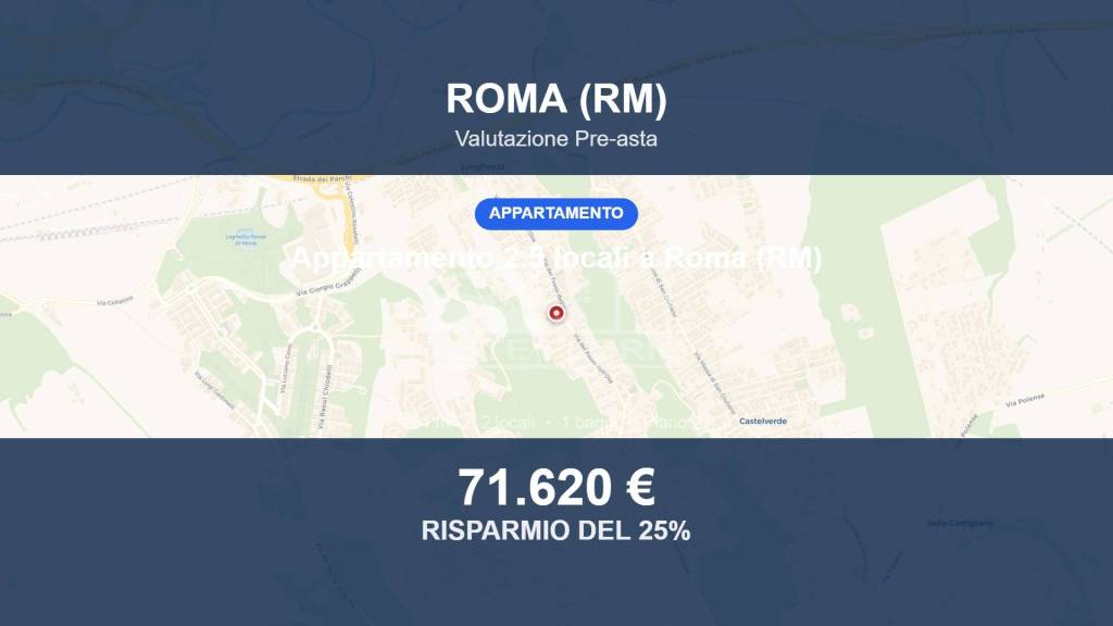 appartamento in vendita a Roma in zona Lunghezza