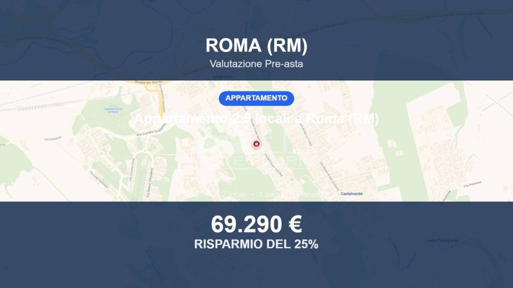 appartamento in vendita a Roma in zona Lunghezza