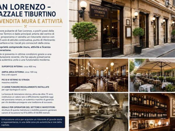 negozio in vendita a Roma in zona Tiburtino