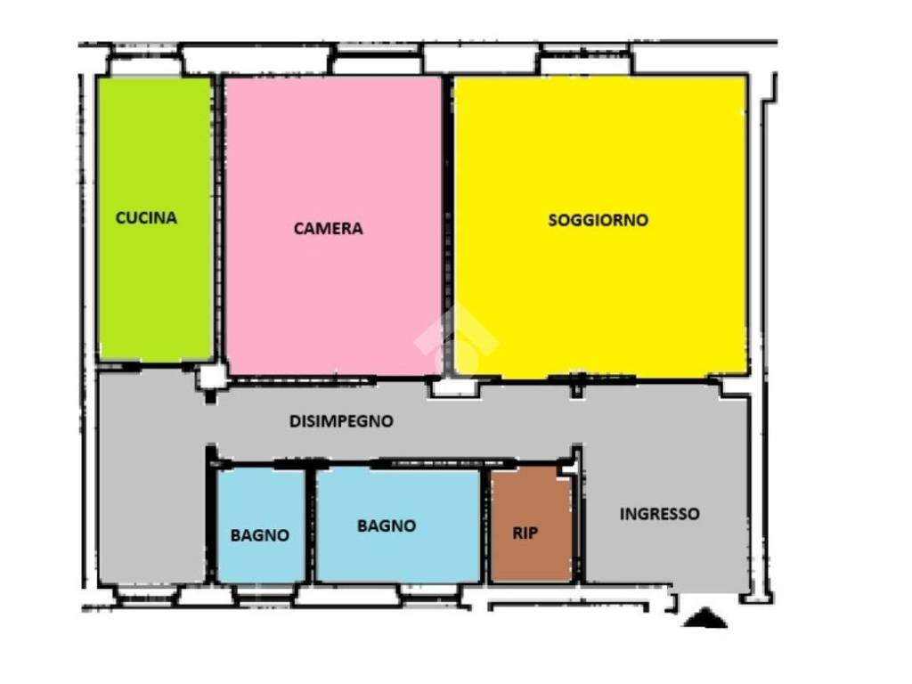 appartamento in vendita a Roma in zona Ostiense