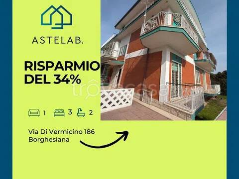 appartamento in vendita a Roma in zona Borghesiana