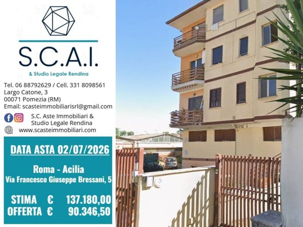 appartamento in vendita a Roma in zona Acilia