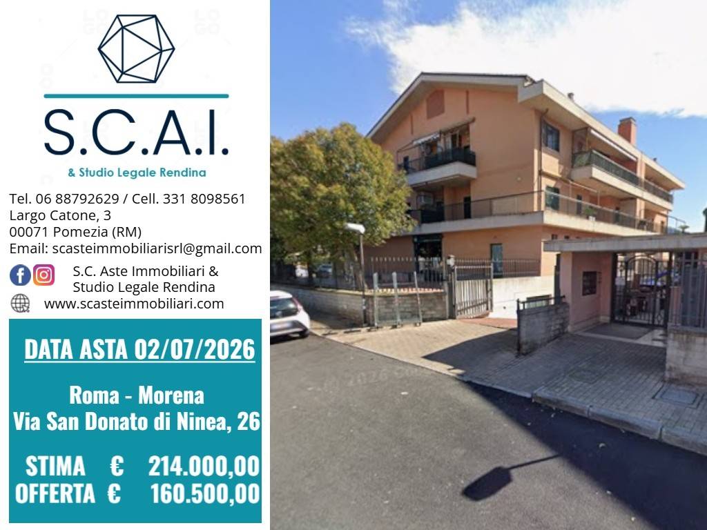 appartamento in vendita a Roma in zona Casal Morena