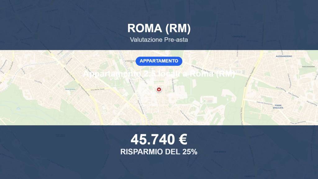 appartamento in vendita a Roma in zona Tuscolano