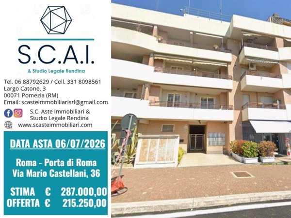 appartamento in vendita a Roma