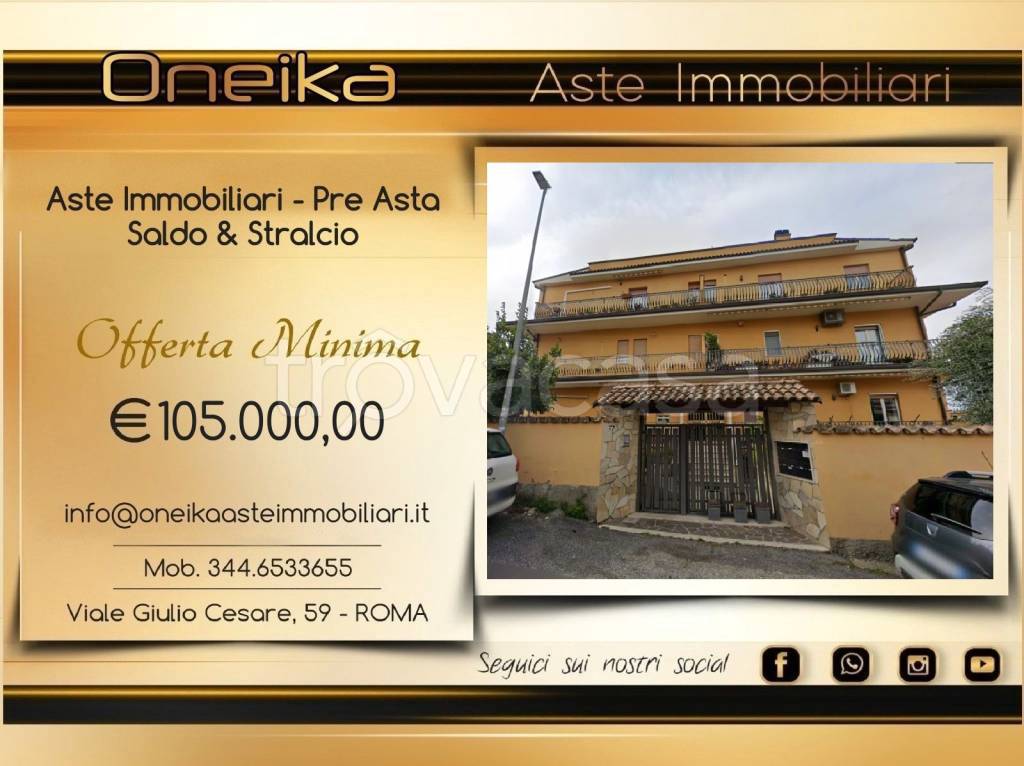 appartamento in vendita a Roma in zona Valle Muricana