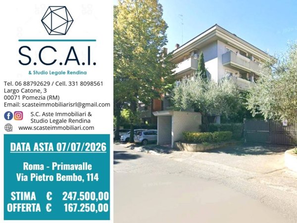 appartamento in vendita a Roma in zona Primavalle