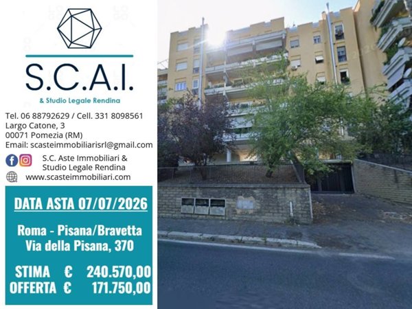 appartamento in vendita a Roma in zona La Pisana