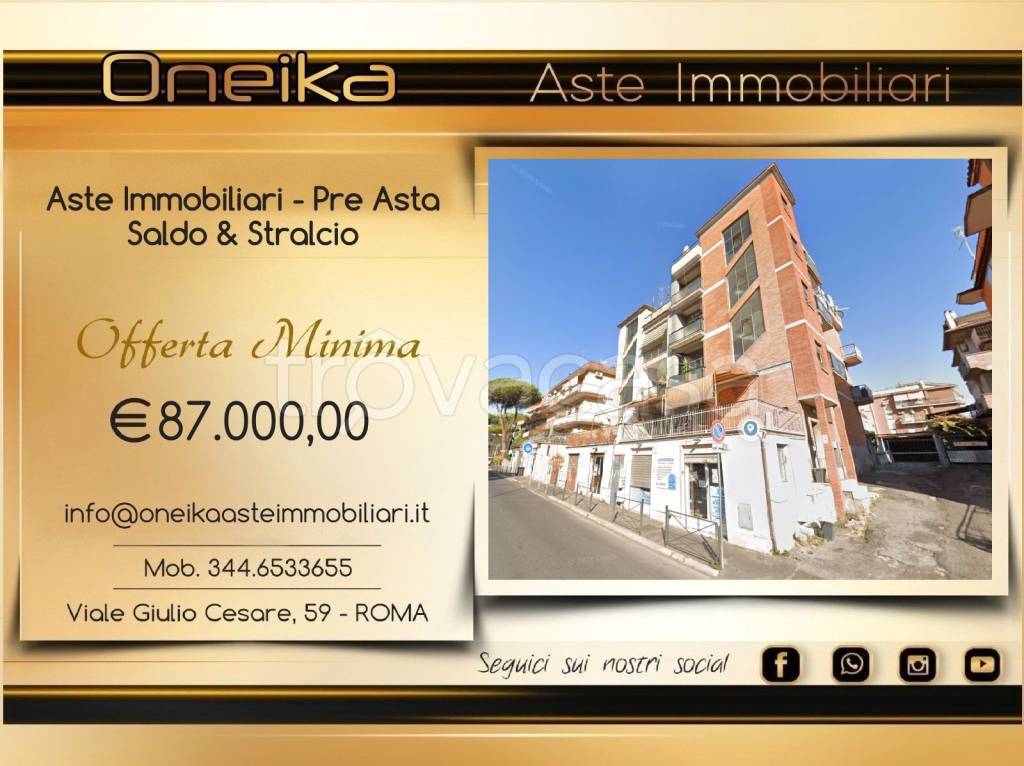 appartamento in vendita a Roma in zona Borghesiana