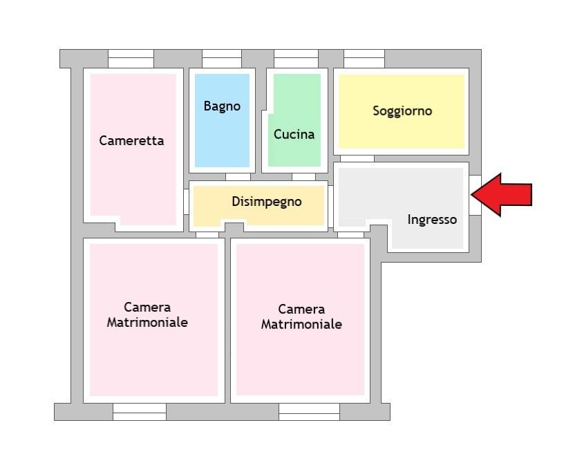 appartamento in vendita a Roma in zona Monte Sacro/Talenti