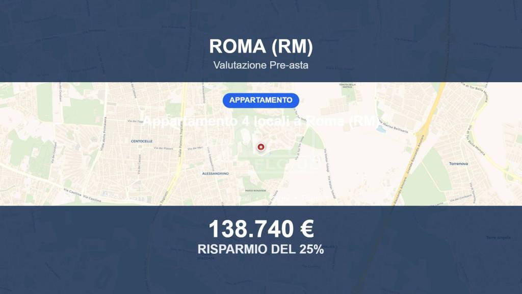 appartamento in vendita a Roma in zona Alessandrino