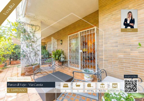 appartamento in vendita a Roma in zona Tomba di Nerone