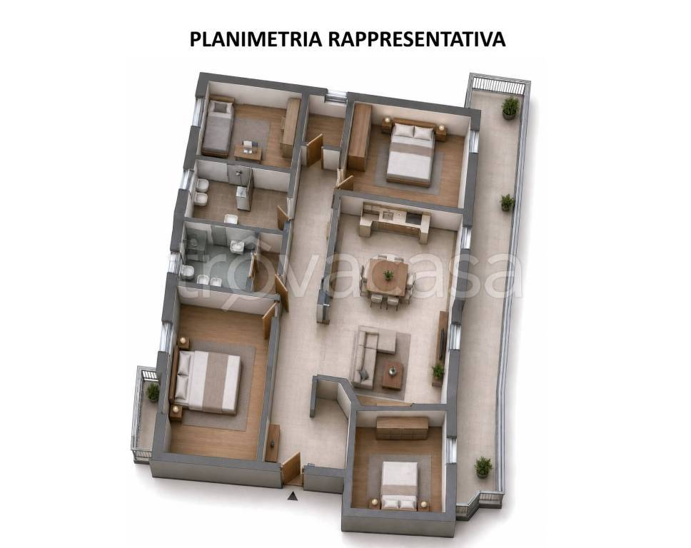 appartamento in vendita a Roma in zona Ardeatino