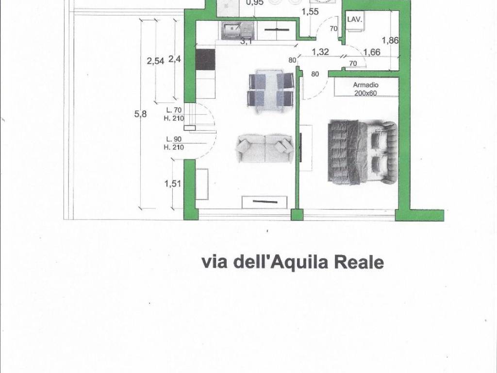appartamento in vendita a Roma in zona Torre Maura