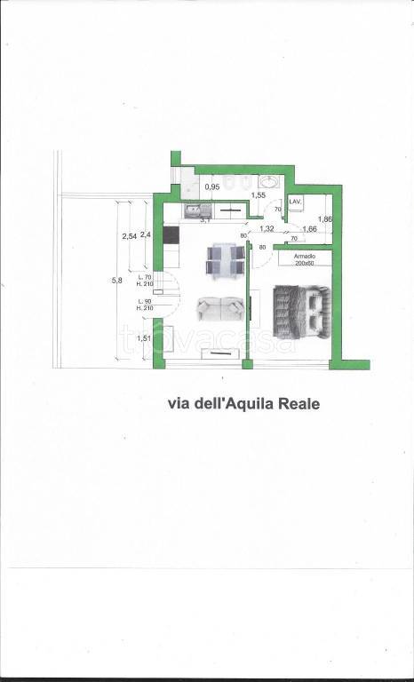 appartamento in vendita a Roma in zona Torre Maura