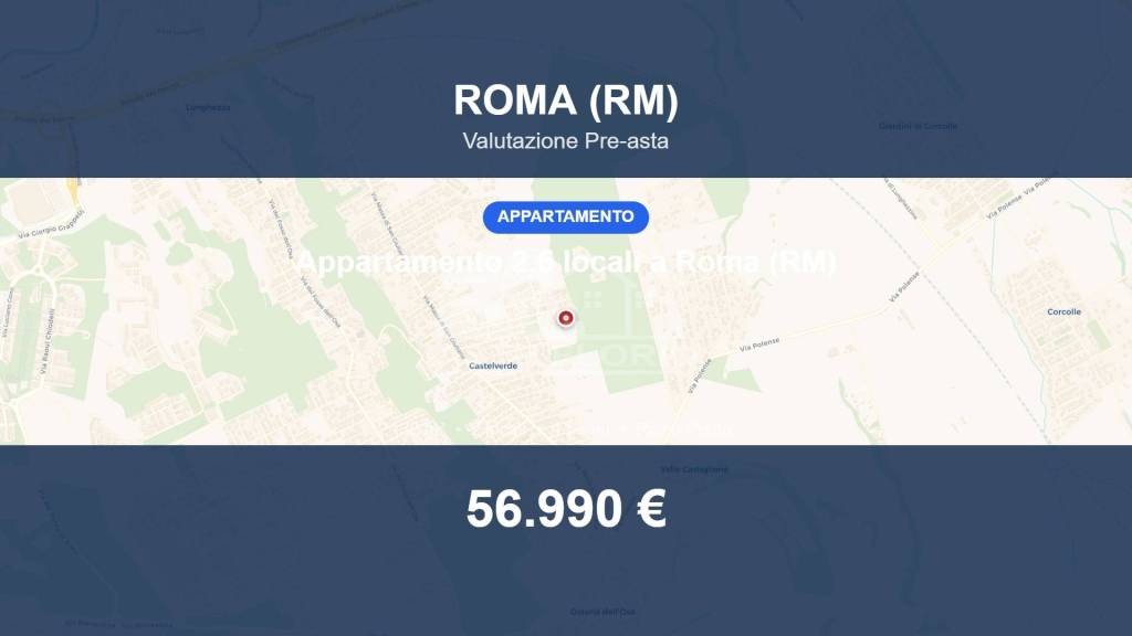 appartamento in vendita a Roma in zona Castelverde