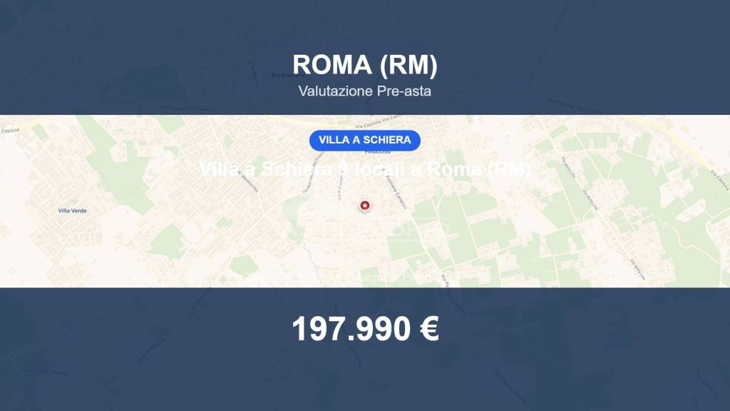 casa indipendente in vendita a Roma in zona Finocchio