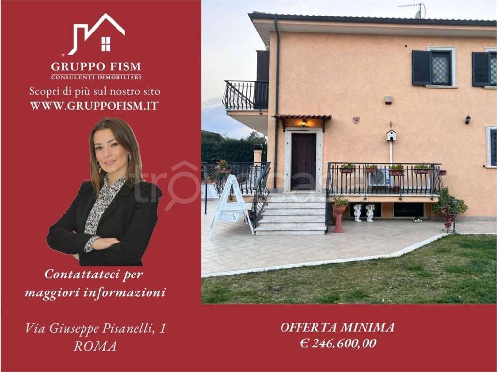 casa indipendente in vendita a Roma in zona Finocchio