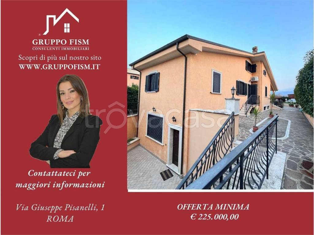 casa indipendente in vendita a Roma in zona Finocchio