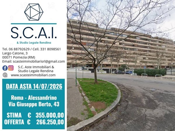 appartamento in vendita a Roma in zona Ardeatino