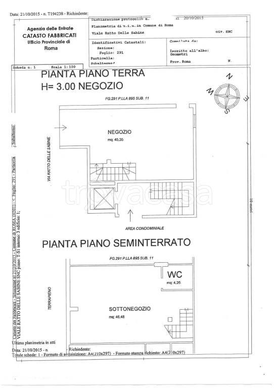 appartamento in vendita a Roma in zona Casal Monastero