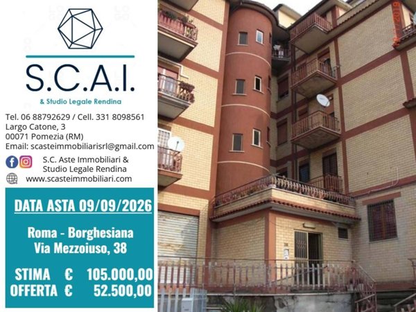 appartamento in vendita a Roma in zona Borghesiana