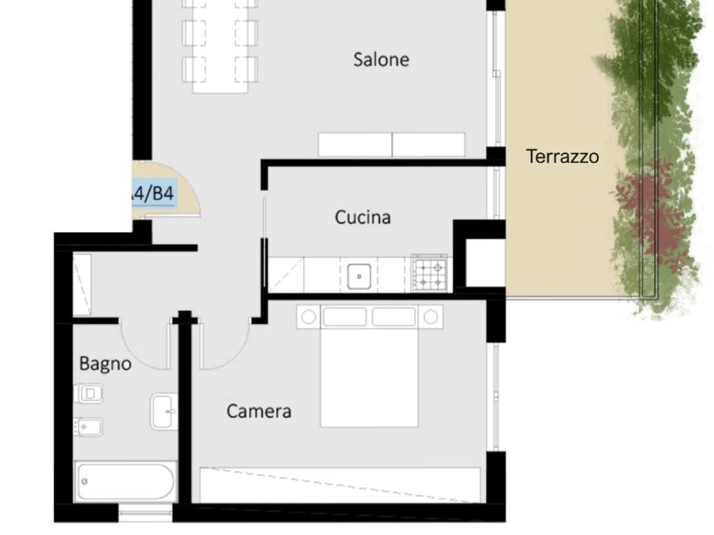 appartamento in vendita a Roma in zona Infernetto