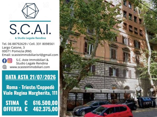 appartamento in vendita a Roma in zona Salario