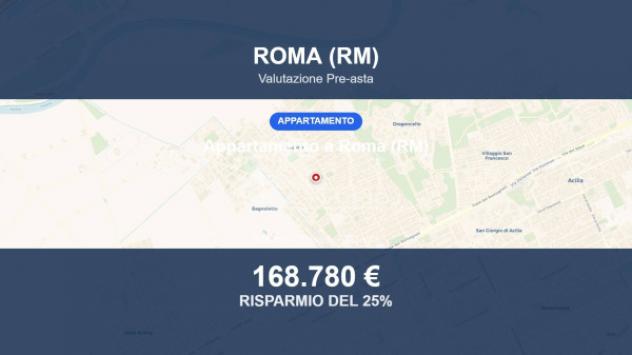 appartamento in vendita a Roma in zona Dragona/Bagnoletto