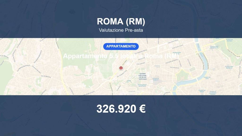 appartamento in vendita a Roma