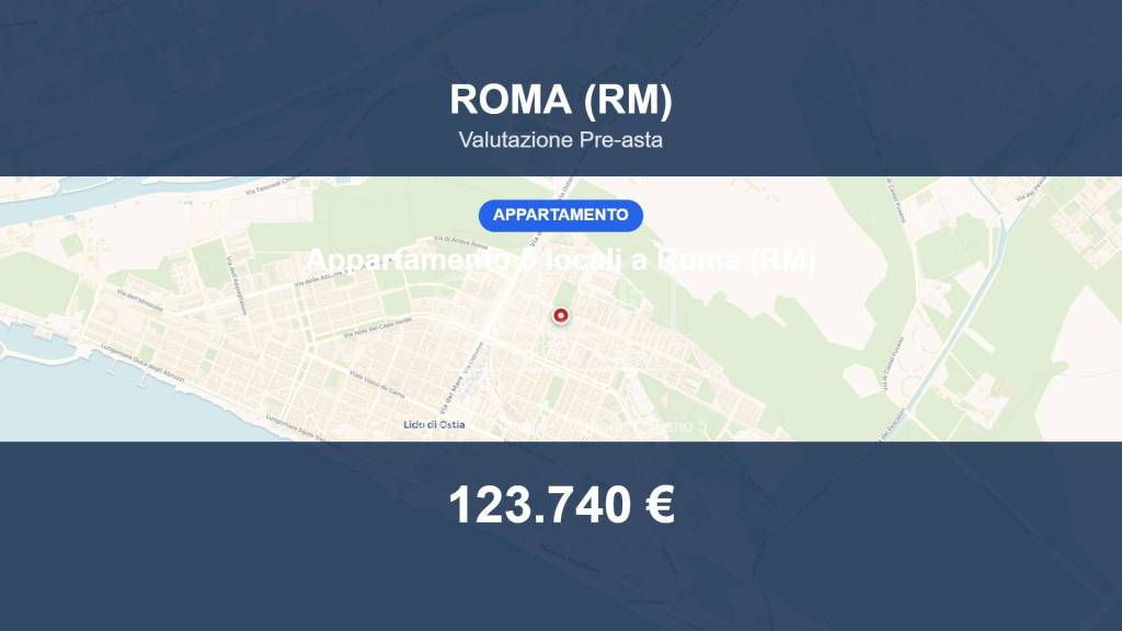 appartamento in vendita a Roma in zona Ostia
