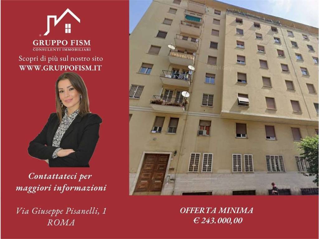 appartamento in vendita a Roma in zona Portuense