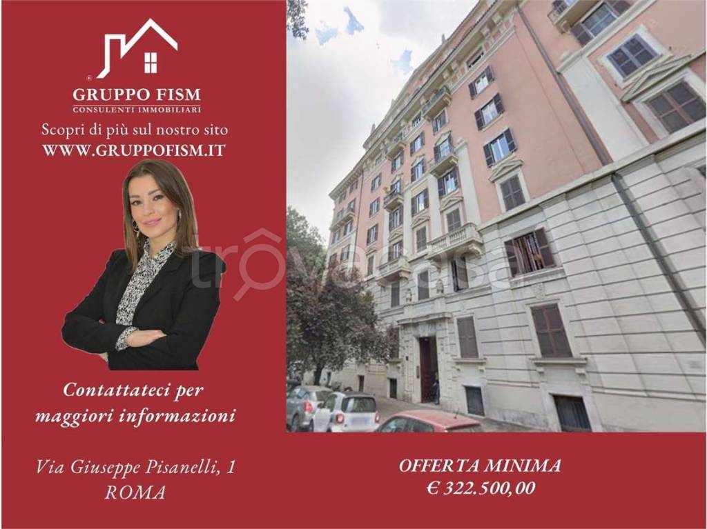 appartamento in vendita a Roma in zona Della Vittoria