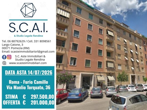 appartamento in vendita a Roma in zona Tuscolano