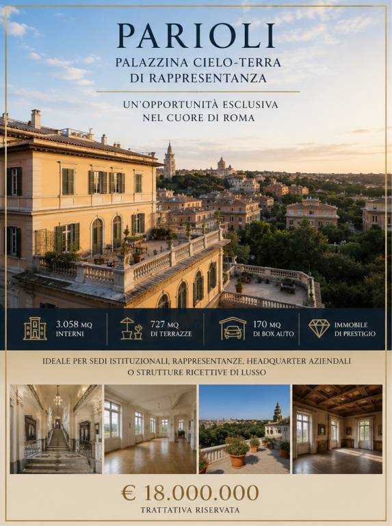 intera palazzina in vendita a Roma in zona Parioli
