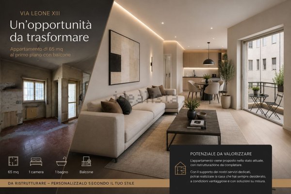 appartamento in vendita a Roma in zona Aurelio