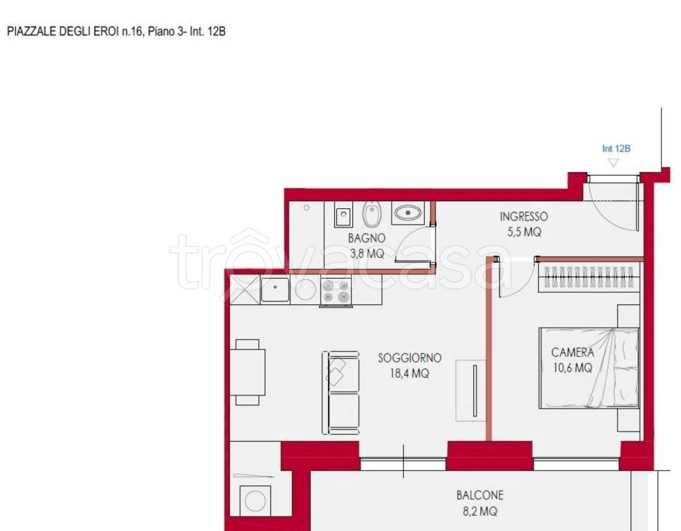 appartamento in vendita a Roma