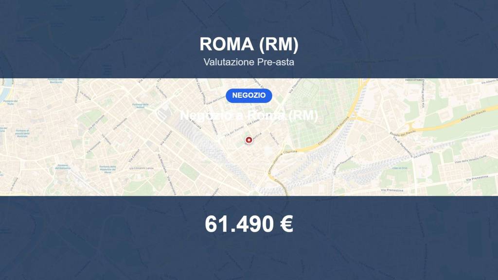 negozio in vendita a Roma in zona Tiburtino