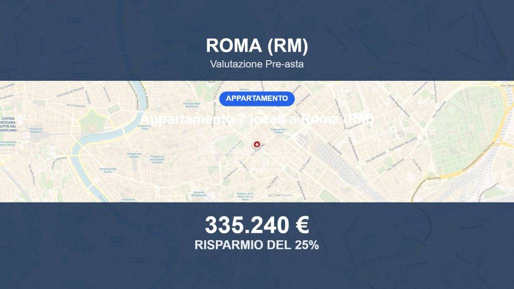appartamento in vendita a Roma