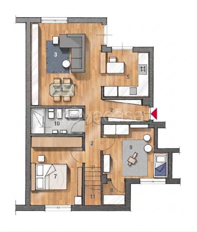appartamento in vendita a Roma in zona Appio Latino