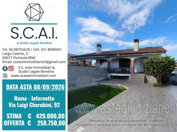 casa indipendente in vendita a Roma in zona Infernetto