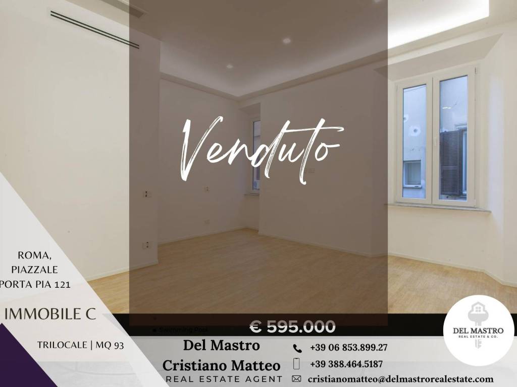 appartamento in vendita a Roma in zona Salario