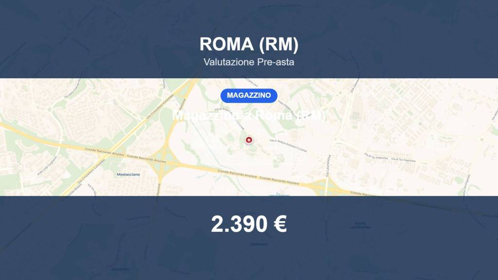 locale commerciale in vendita a Roma