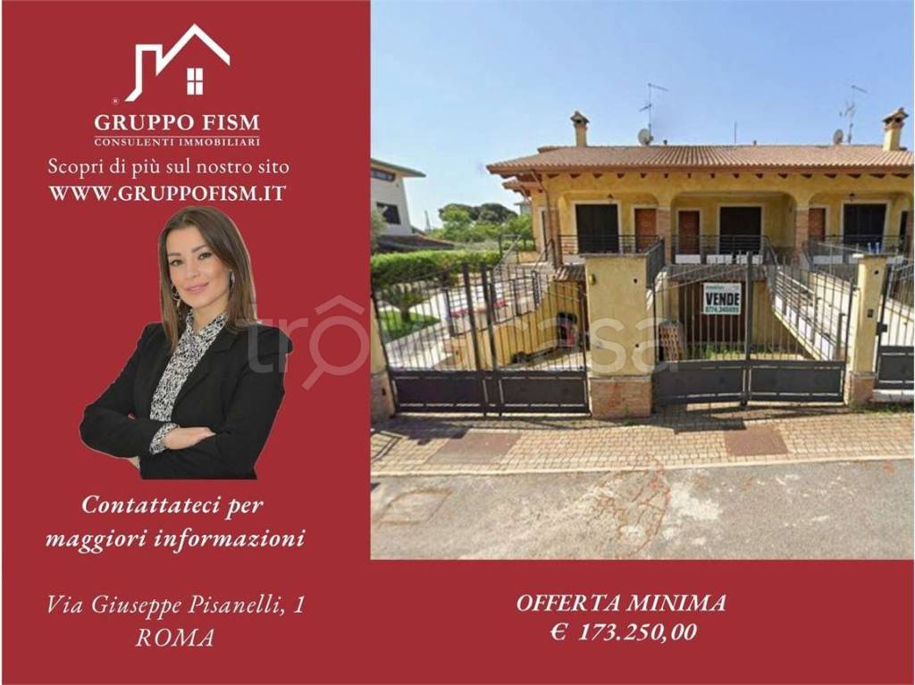 casa indipendente in vendita a Roma in zona Case Rosse