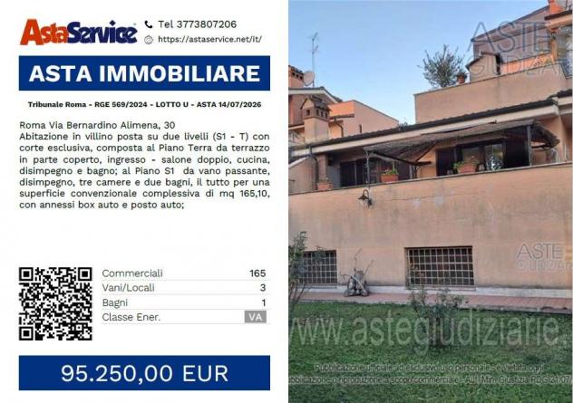 casa indipendente in vendita a Roma in zona Romanina