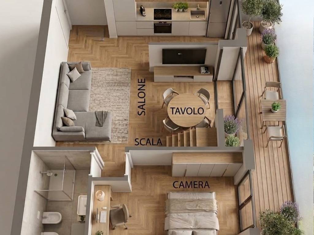 appartamento in vendita a Roma in zona Corviale