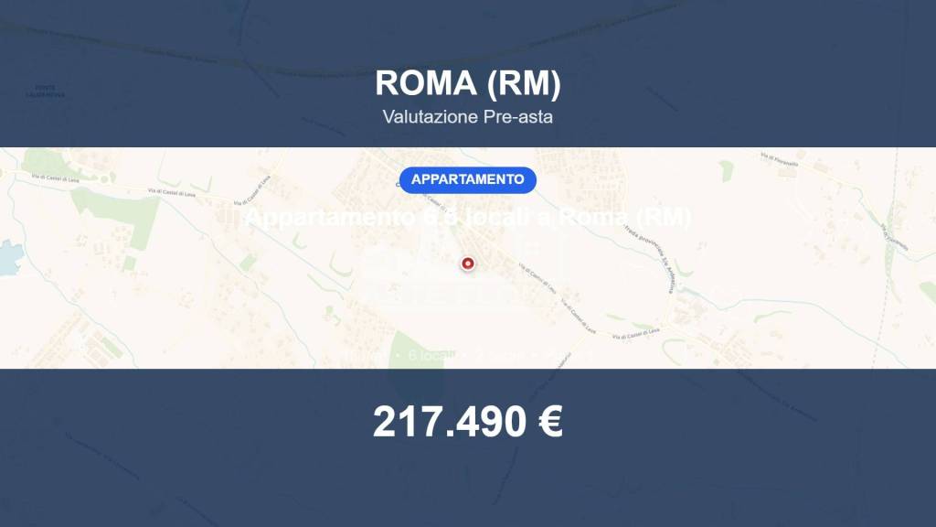 appartamento in vendita a Roma in zona Castel di Leva