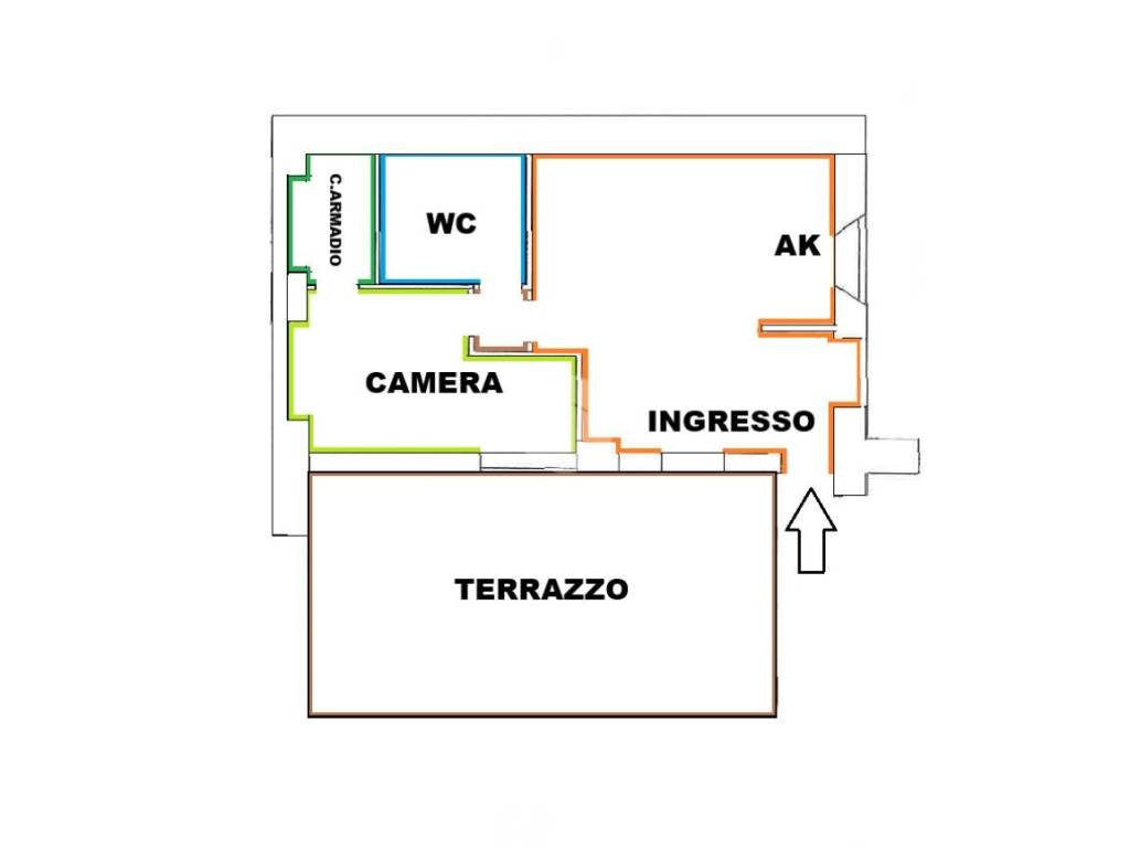 appartamento in vendita a Roma in zona Tuscolano