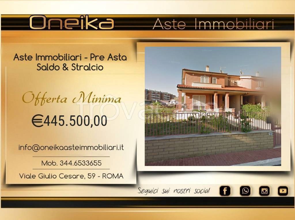 casa indipendente in vendita a Roma in zona Mezzocammino